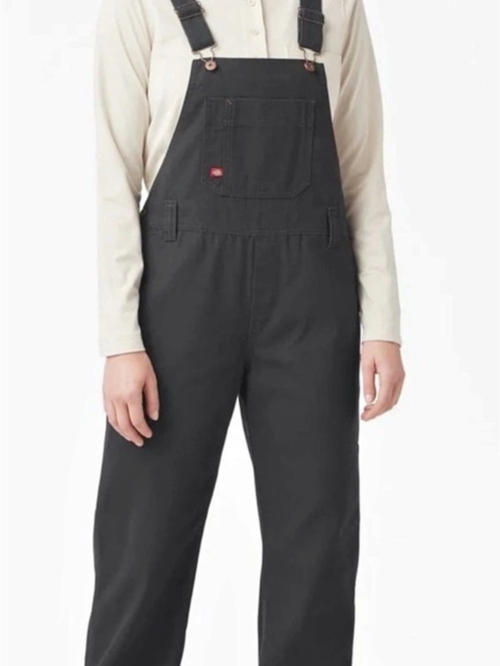 Dickies Bib Overalls Relaxed Fit Straight Leg Black 2XL NWT